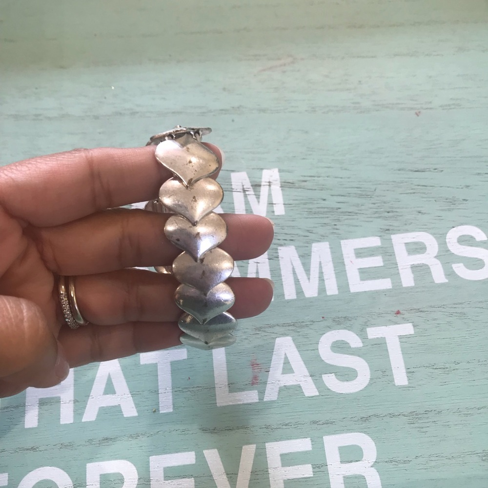 Fossil silver stretch bracelet